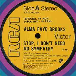 Alma Faye Brooks - Stop, I Don't Need No Sympathy mp3 album