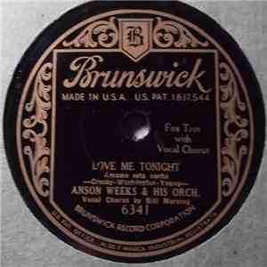 Anson Weeks And His Orchestra - Love Me Tonight / Strange Interlude mp3 album