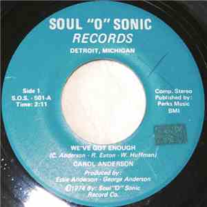 Carol Anderson - We've Got Enough / One Man's Woman mp3 album