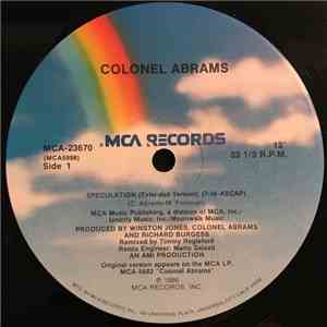 Colonel Abrams - Speculation mp3 album