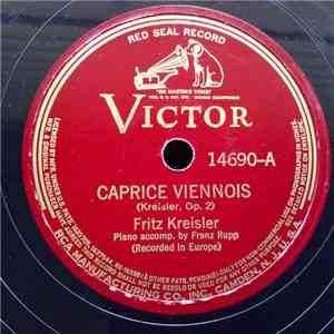 Fritz Kreisler, Franz Rupp - Caprice Viennois / Tambourin Chinois mp3 album