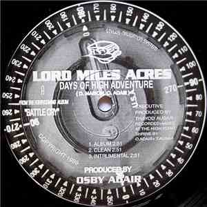 Lord Miles Acres - Days Of High Adventure / Stampede Stadium mp3 album