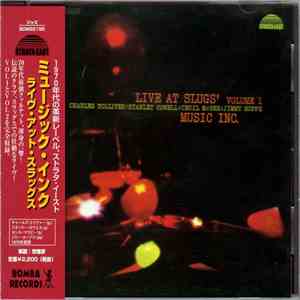 Music Inc. - Live At Slugs' Vol.1 & 2 mp3 album