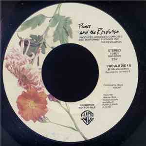 Prince And The Revolution - I Would Die 4 U mp3 album