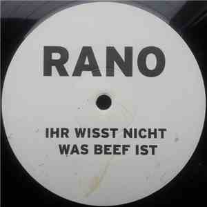 Rano - Ihr Wisst Nicht Was Beef Ist mp3 album