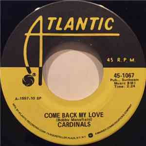 The Cardinals  - Come Back My Love mp3 album