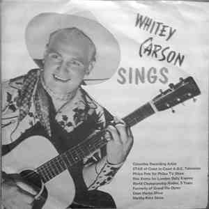Whitey Carson - Whitey Carson Sings mp3 album