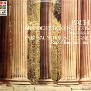 Bach, Festival Strings Lucerne, Rudolf Baumgartner - Brandenburg Concertos Nos. 3, 4 & 5 mp3 album