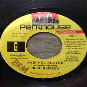 Buju Banton - Paid Not Played mp3 album