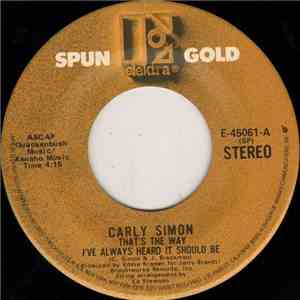 Carly Simon - That's The Way I've Always Heard It Should Be / Anticipation mp3 album