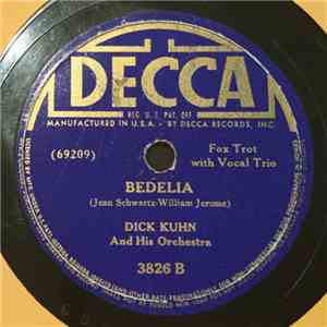 Dick Kuhn And His Orchestra - The Window Washer Man / Bedelia mp3 album