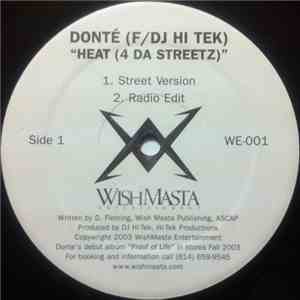 Donte - Heat (4 Da Streetz) mp3 album