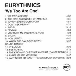 Eurythmics - We Too Are One mp3 album