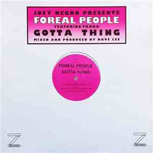 Foreal People Featuring Taana - Gotta Thing mp3 album