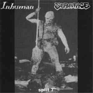 Inhuman  / Slamface - Split 7" mp3 album