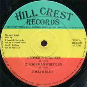 Joseph Blue / Still Cool - Poverty Is Wicked / To Be Poor Is A Crime mp3 album