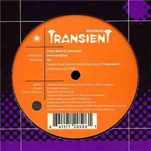 Mino And DJ Sangeet - Metropolice / 3D mp3 album