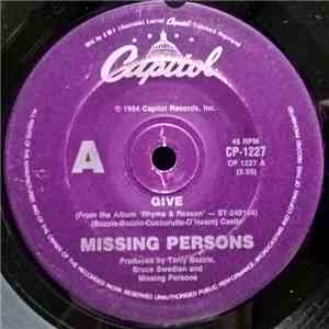 Missing Persons - Give mp3 album