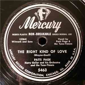 Patti Page - The Right Kind Of Love / Back In Your Own Backyard mp3 album