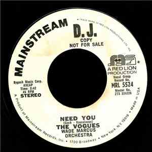 The Vogues - Need You / Need You mp3 album