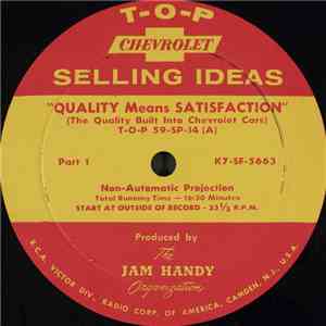 Unknown Artist - Quality Means Satisfaction (The Quality Built Into Chevrolet Cars) mp3 album