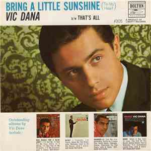 Vic Dana - Bring A Little Sunshine (To My Heart) mp3 album