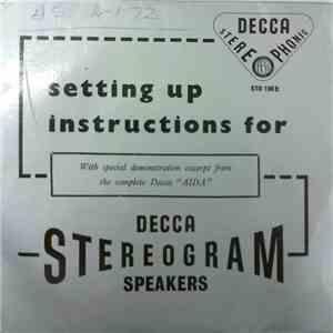 Bob Sharples And His Orchestra / The Vienna Philharmonic Orchestra And The Singverein Der Gesellschaft Der Musikfreunde - Setting Up Instructions For Decca Stereogram Speakers mp3 album