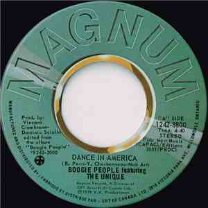 Boogie People Featuring The Unique - Dance In America / Boogie Breakdown mp3 album