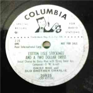 Daisy Mae And Old Brother Charlie - Cotton Lisle Stockings And A Two Dollar Dress / The Boy Across The Street mp3 album