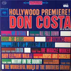 Don Costa And His Orchestra - Hollywood Premiere! mp3 album