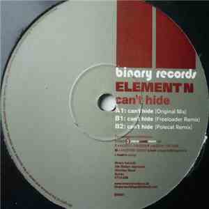 Element N - Can't Hide mp3 album