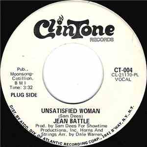 Jean Battle - Unsatisfied Woman / I've Got To Come In mp3 album