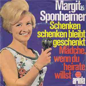 Margit Sponheimer - Schenken Schenken Bleibt Geschenkt mp3 album