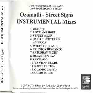 Ozomatli - Street Signs Instrumental Mixes mp3 album