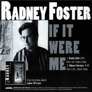 Radney Foster - If It Were Me mp3 album