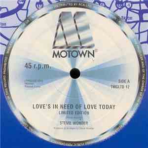 Stevie Wonder - Love's In Need Of Love Today mp3 album