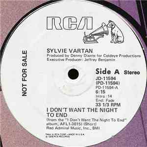 Sylvie Vartan - I Don't Want The Night To End mp3 album