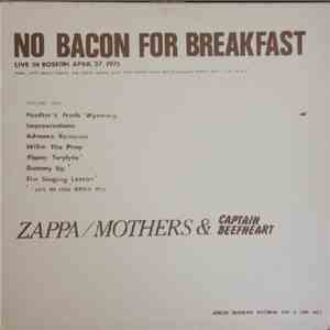 Zappa / Mothers & Captain Beefheart - No Bacon For Breakfast Vol. 2 mp3 album