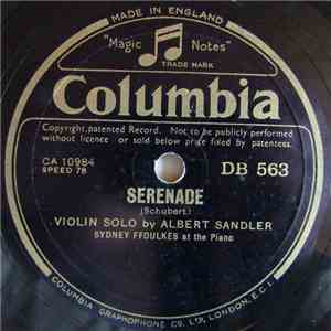 Albert Sandler - Serenade / Serenade - Millions D'Arlequin mp3 album