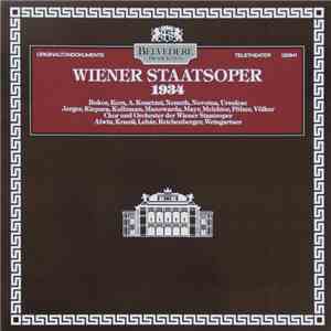 Chor Und Orchester Der Wiener Staatsoper, Various - Wiener Staatsoper 1934 mp3 album