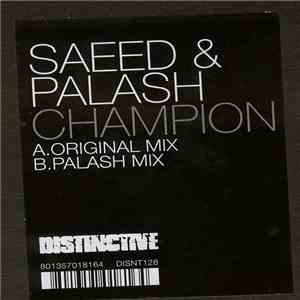 Saeed & Palash - Champion mp3 album