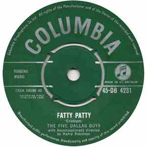 The Five Dallas Boys - Fatty Patty mp3 album