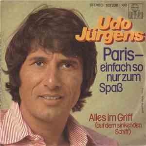 Udo Jürgens - Paris - Einfach So Nur Zum Spaß mp3 album