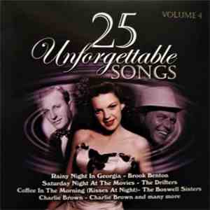 Various - 25 Unforgetable Songs Volume 4 mp3 album
