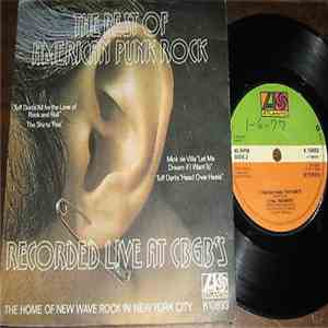 Various - The Best Of American Punk Rock Recorded Live At CBGB´s mp3 album
