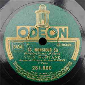 Yves Montand - Ce Monsieur La mp3 album
