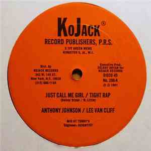 Anthony Johnson / Lee Van Cleef  - Just Call Me Girl / Tight Rap mp3 album