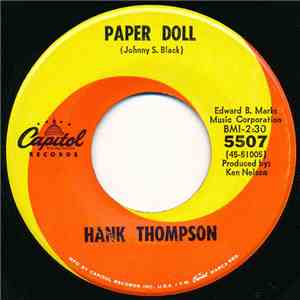 Hank Thompson - Paper Doll / You Always Hurt The One You Love mp3 album