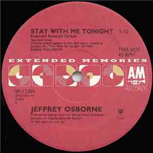 Jeffrey Osborne - Stay With Me Tonight / Plane Love mp3 album