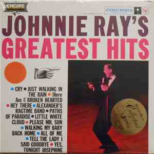 Johnnie Ray - Johnnie Ray's Greatest Hits mp3 album